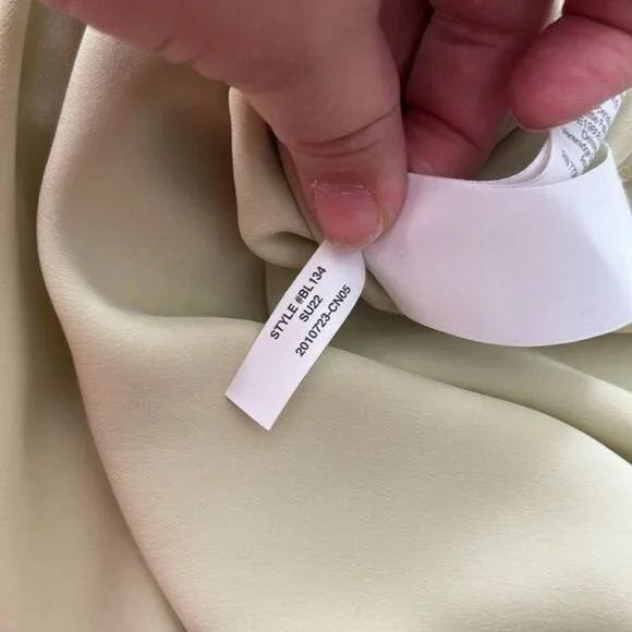 J Crew X Eveliina Vintage Limited Edition Helmi Silk Button Mint Dress - Picture 13 of 15